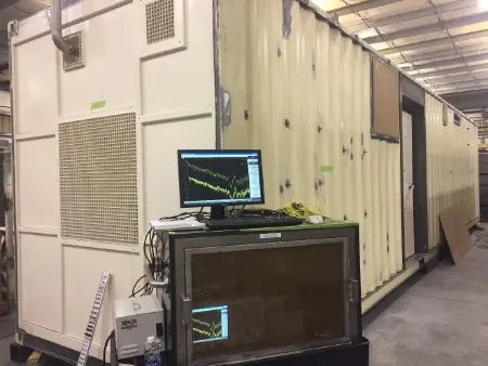 Testing Electromagnetic Shielding on HEMP Shielded Container