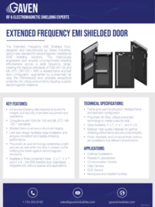 Gaven EMI Door Data Sheet