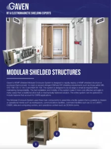 Gaven Modular Structure Data Centers Flyer Cover