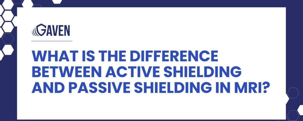 What is the difference between active shielding and passive shielding in MRI?